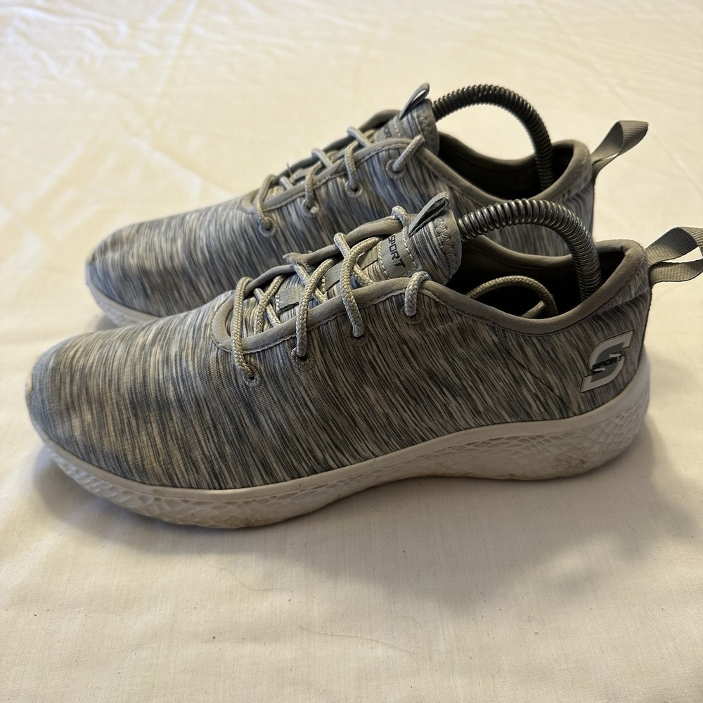 S Sport By Skechers Size 9.5 Hands Free Slip On Sneakers Shoes Gray Walking